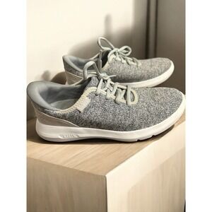 Kizik Madrid Eco Knit‎ Slip-On Sneakers Women's 8 Gray Hands-Free Shoes